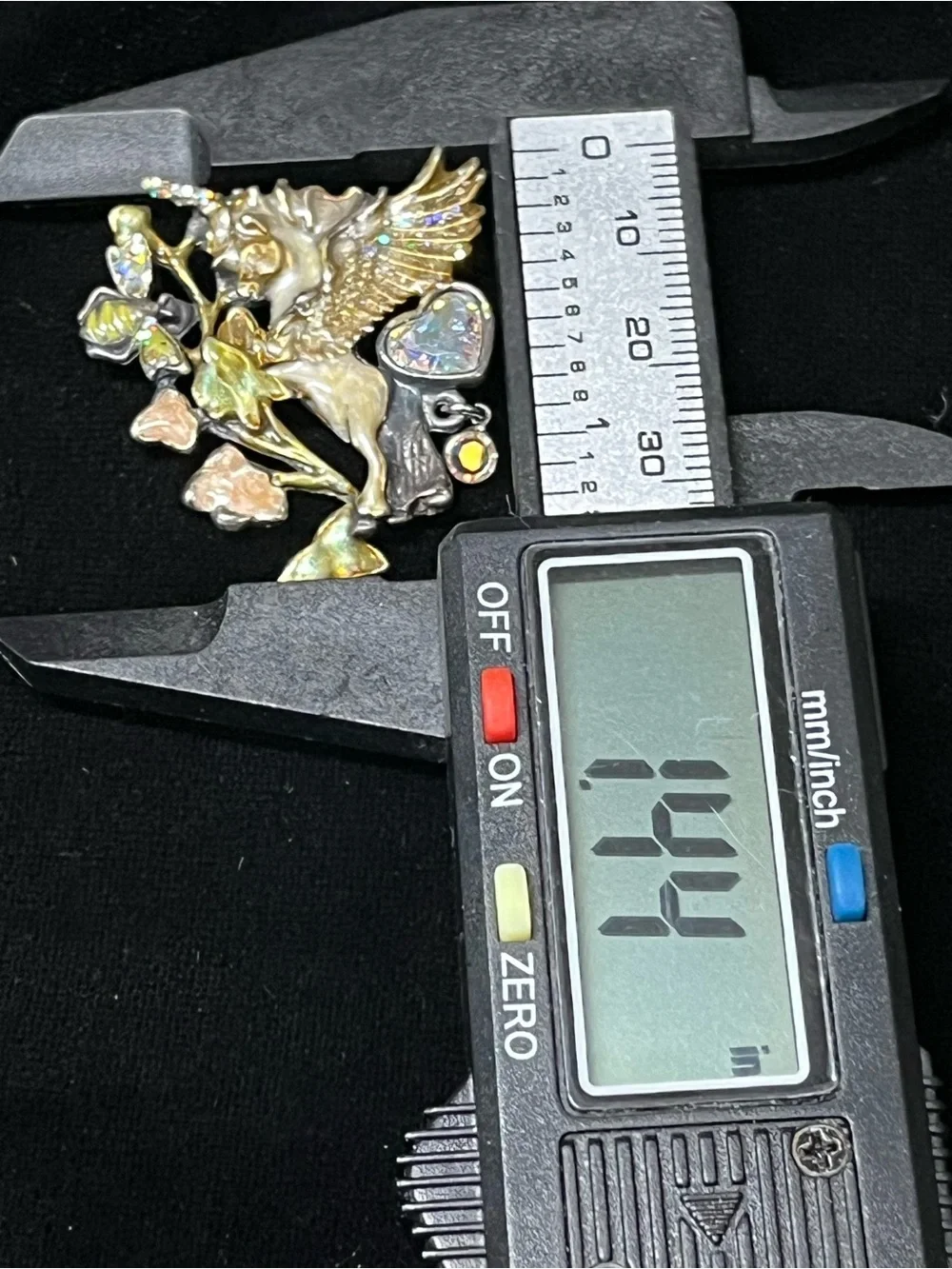 Vintage Kirks Folly Whisper Winged Unicorn Pegasus Brooch 1798